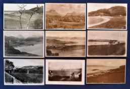 Interesting collection of early Scottish Golf Links b&w postcards from the early 1900s onwards (9)