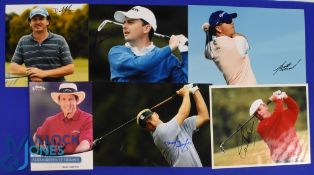 Collection of Golf Players, Winners and Coach signed press size colour photographs (6) to in David