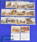 1938 John Player Old Hunting Prints Cigarette Cards, a full set of 25 cards. G