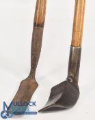 Holzapfel metal head 'practice club' with stepped down grip section, ungripped, brass end collar,