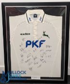 2011 Nottinghamshire County Cricket Club multi-signed Shirt, with PKF sponsors logo and #17