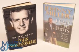 2x Interesting Major and Tour Winners Signed Golf Books - Johnny Miller 