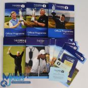 Collection of Open Golf Championship Programmes, Tickets, Pairings Parking et al from 2006-2013 (