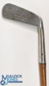 Robert T Jones Calamity Jane rustless putter showing the Spalding Kroflite marks fitted with a