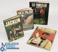 Collection of UK Major Golf winners signed books (4) - Tony Jacklin 
