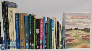 28x Golf Books - The Nairn Golf Club 1887-1997, The Cray World of Golf 1996 Mike Scott, The Fanatics