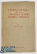 A Round of Golf on the London & North Eastern Railway Hardback Book c1927 Bernard Darwin - Spine