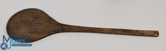 c1850 Battledore Racket Bat, a good early racket, bat that was found with the early fives bat (