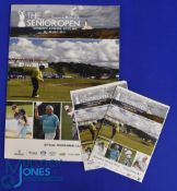 2012 Turnberry Senior Open Golf Championship signed programme - signed by 15x Major and PGA Tour