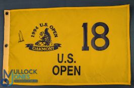 1994 US Open Golf Flag, signed by Winner Ernie Els