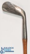 Slazenger New York by Tom Stewart round back smooth faced mashie cleek with sharp maker's mark to