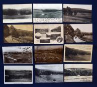 Interesting Collection of Early 20thc Eastbourne/Royal Eastbourne Golf Club postcards (12) - to incl