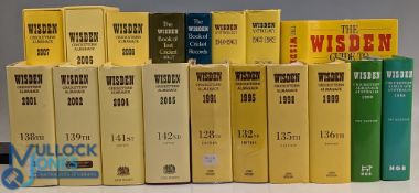 1991-2005 Wisden Cricketers Almanacks hardback books, plus Wisden Australia, Wisden of Years 1991,