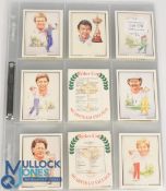 Collection of Ryder Cup Trade Cards from 1987-1991 (3) to incl Set of 1987 European Winners Cards (