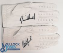 2x PGA Tour Players Signed Footjoy 