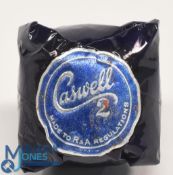 Never before recorded Caswell mesh patterned Golf Ball in the original wrappers with blue label