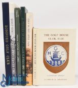 6x Hardback Golf History Books - The Golf House Club, Elie 1975 Alasdair M. Drysdale, Golf in the