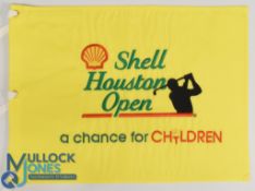 2012 Shell Houston Open Golf Championship embroidered Yellow Souvenir Pin Flag - played in April