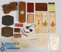 Interesting Collection of various golf related items from early 20thc onwards (18) to incl an