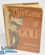 Henry Cotton signed golf book - 