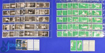 1928 W A Churchman Cigarette Cards Lawn Tennis, a complete set of 50, plus John Players Tennis set