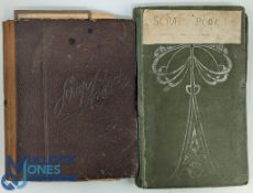 1919-1924 England v Australia Ashes Test Cricket Scrap Books, 2 period scrap books with newspaper