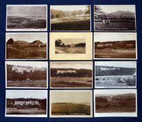 Interesting collection of Grange-over-Sands and other golf courses b&w postcards from the first half
