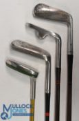 4x Various Golf Clubs incl a Jonko style 'centric' registered design putter with pyratone shaft,