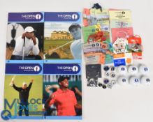 Open Golf Championship Selection - features pin badges for 2004-2008, 3x Claret Jug pin badges, plus