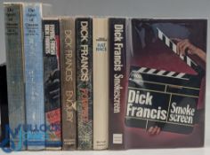 7x early Dick Francis signed Horse Racing Books, 1st and (one 2nd) edition, to include 1st and 2nd