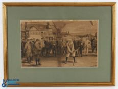 Brown, Michael James (1853-1947) 1903 Life Association of Scotland Golfing Print - First