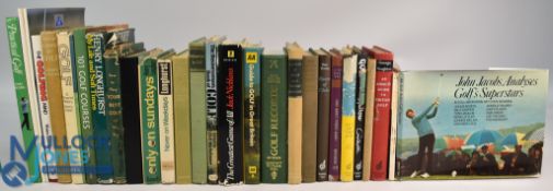 29x Golf Books - John Jacobs Analyses Golf's Superstars 1974, Play Better Golf 1971 John Jacobs,