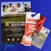2007 Ryder Cup Wales Senior Open Golf Championship signed programme - played at Caernarvonshire GC