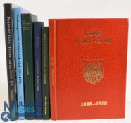 6x Hardback Golf History Books - Cork Golf Club 1888-1988 Dermot J Russell, Tales from Links Cottage