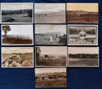 Collection of various English golf club postcards from the 20th century (10) to include 5x Boyce