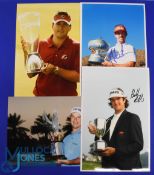 Collection of US Golf Players Winners signed press colour photographs (4) to incl Bubba Watson,