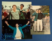 Collection of Augusta National Masters Winners large colour press size photographs (3) each