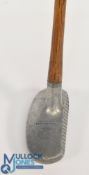 Spalding American Schenectady alloy mallet head centre shaft putter with indistinct stamp to shaft