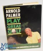 Arnold Palmer signed golf book - 