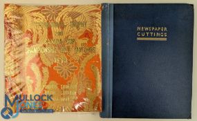 c1960 2x Dave Thomas Golf Professional Golfer and Course Architect Scrap Album - a family album with