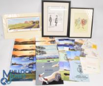 Box of Golfing Programmes and Ephemera to incl206 Master Journal, 3x Women's Open programmes
