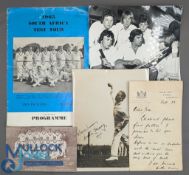 1926 Arthur Mailey Australian Test Cricketer - signed letter to Jim Sulivan England Ruby league -