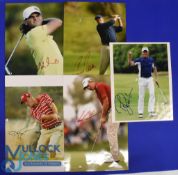 Collection of Swedish Players Golf Tour, Ryder Cup and Major Winners signed coloured press size