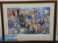 Portrait of Champions - 129th Open Championship at St Andrews limited edition (No.154) print which