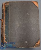 1881-1904 Personal Press Cuttings Album compiled by the sports journalist Leo Munro, a fascinating