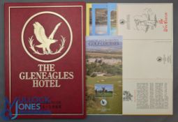 The Gleneagles Hotel Souvenir Book 1924-1988 with paperwork and score cards