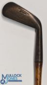 Tom Stewart stamped 'Morris Model - T Morris, St Andrews' driving iron with the maker's oval and