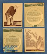Set of 25x 'Famous Golfers of The 40s & 50s Trade Cards - issued by B J B Cards First Series of 25