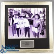 Muhammad Ali (1942-2016) (Signed) Boxing Print - depicting Ali with The Beatles at his training camp