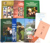 Golf Programmes to include 1999 Ryder Cup, Cisso World Match Play 1999, Toyota World Match Play